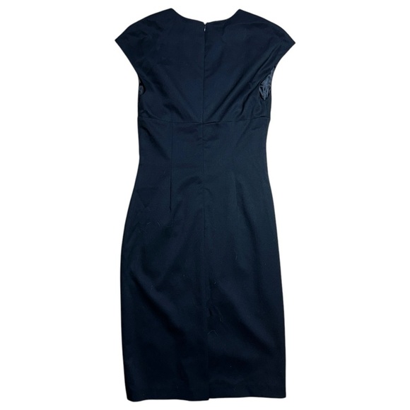 Renato Nucci Black Wool Vintage Style Midi Dress EU 34 - Picture 7 of 7